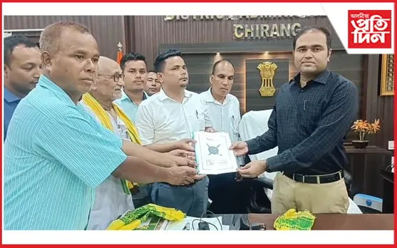 BTR ৰ কোচৰাজবংশীৰ সমস্যা সমাধানৰ বাবে মুখ্যমন্ত্ৰীলৈ ৮ দফীয়া স্মাৰক পত্ৰ... 